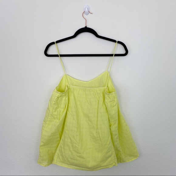 2/$10 J.Crew | neon yellow pintuck tank top - Picture 7 of 7